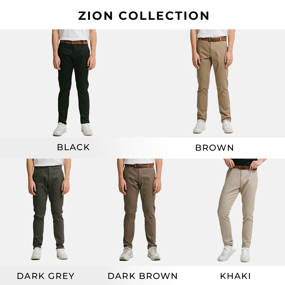 Men's Top By MOC Celana Panjang Pria Chino Pants Slim Fit Zion Best Seller