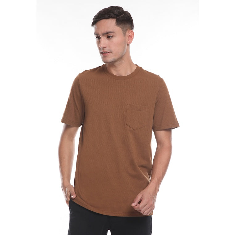 Men's Top by MOC T-Shirt Polos Slim Fit Pendek JENNOA Best Seller