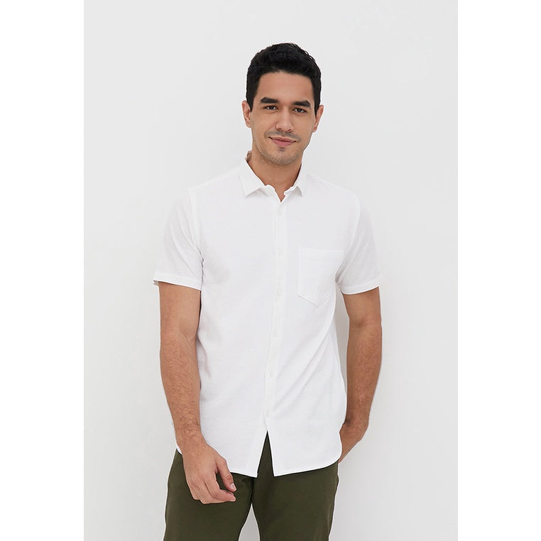 Men's Top By MOC Kemeja Pria Basic Polos Pendek Modern Fit Formentera Best Seller