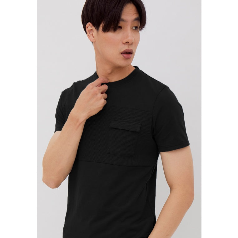 Men's Top by MOC T-Shirt Polos Slim Fit Pendek SLAUS Best Seller