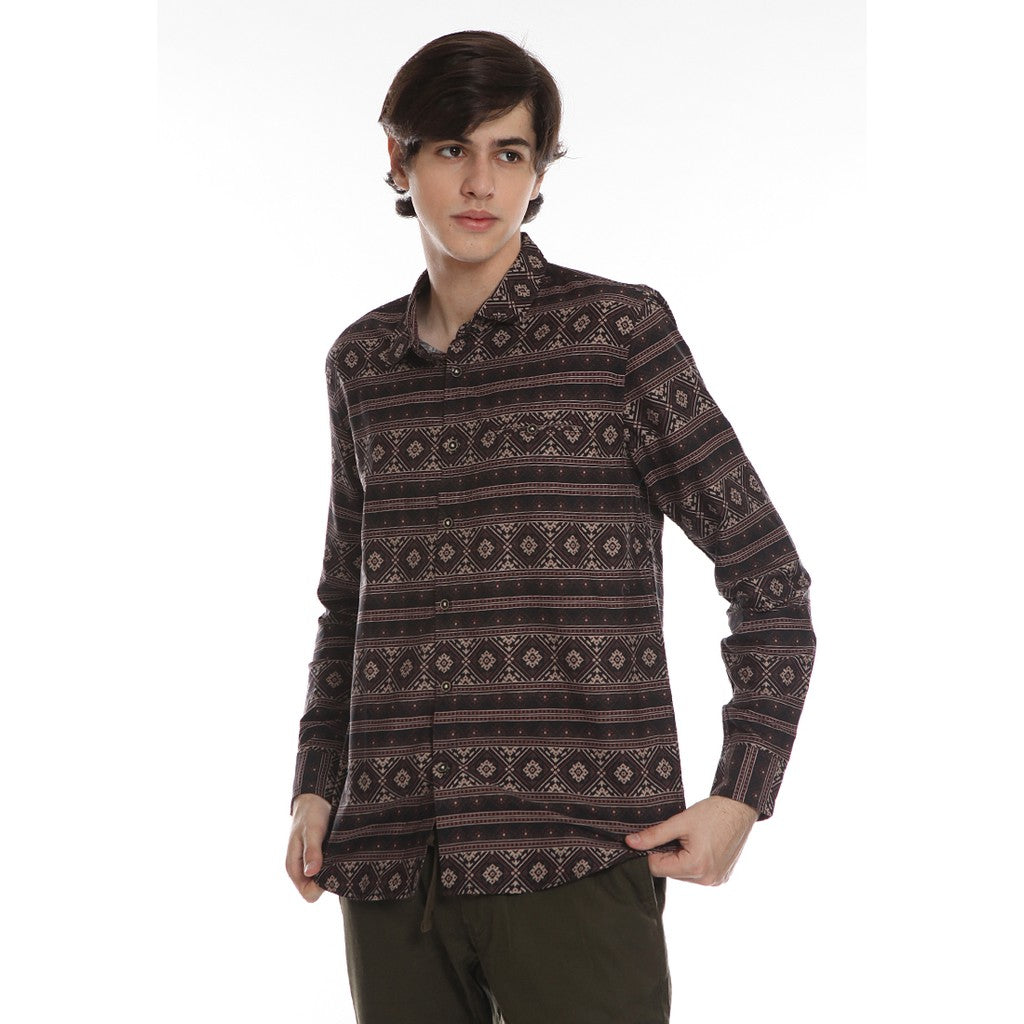 Men's Top By MOC Kemeja Lengan Panjang Pria Modern Fit Mason Best Seller