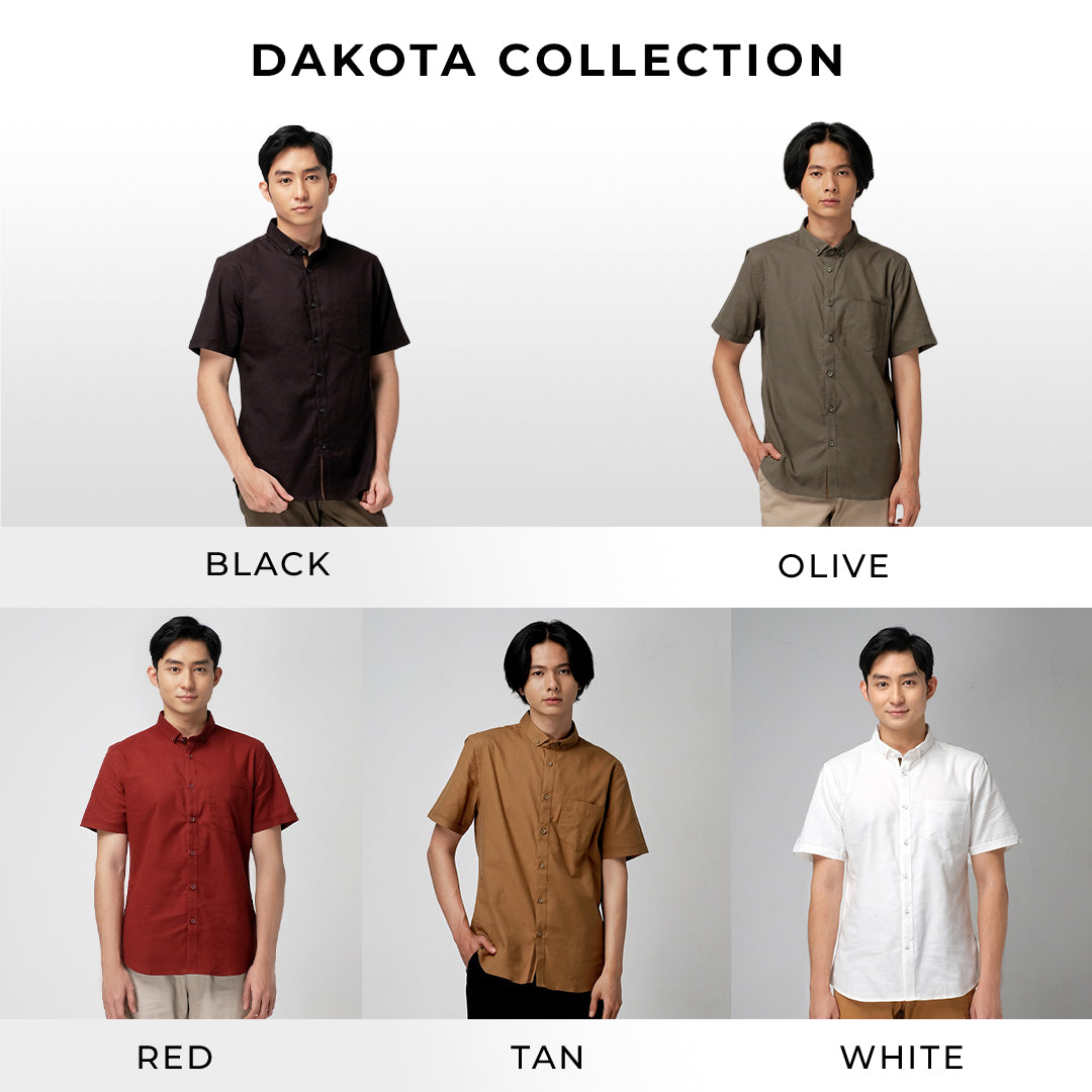 Men's Top By MOC Kemeja Pria Basic Polos Pendek Slim Fit Dakota Best Seller