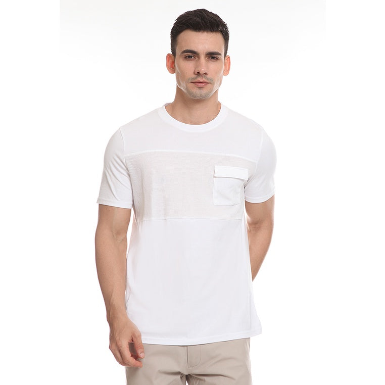 Men's Top by MOC T-Shirt Polos Slim Fit Pendek SLAUS Best Seller