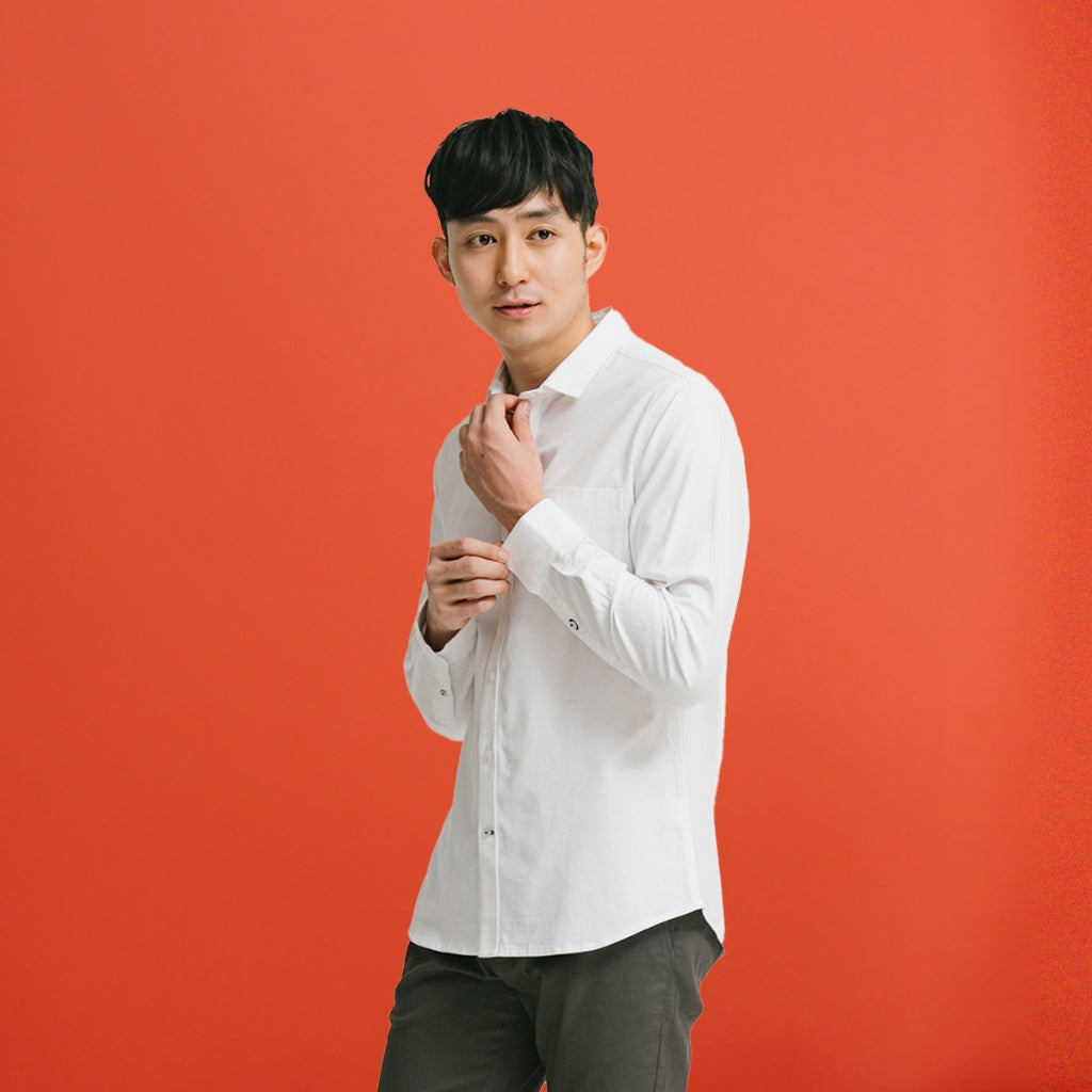 Men's Top By MOC Kemeja Lengan Panjang Pria Edmonds Best Seller