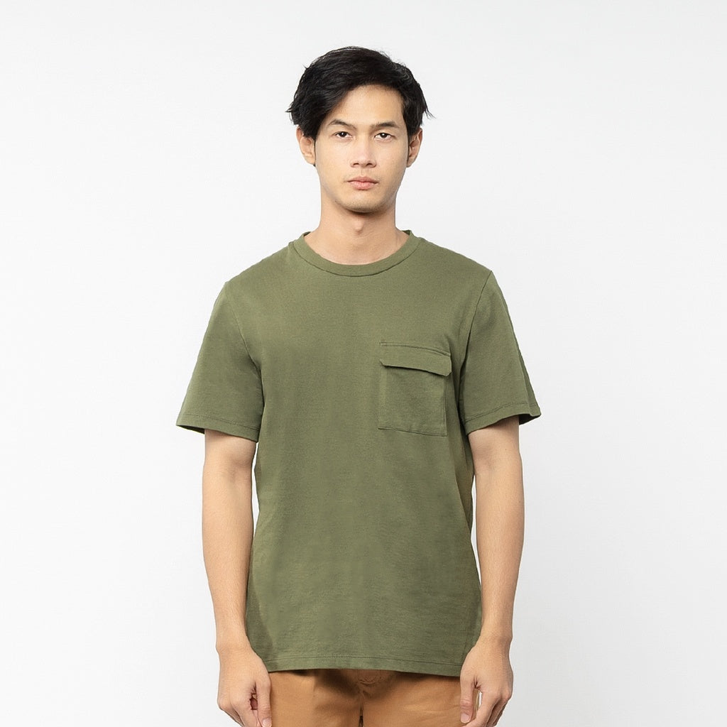 Men's Top By MOC T-Shirt Polos Slim Fit Pendek Arizona Best Seller