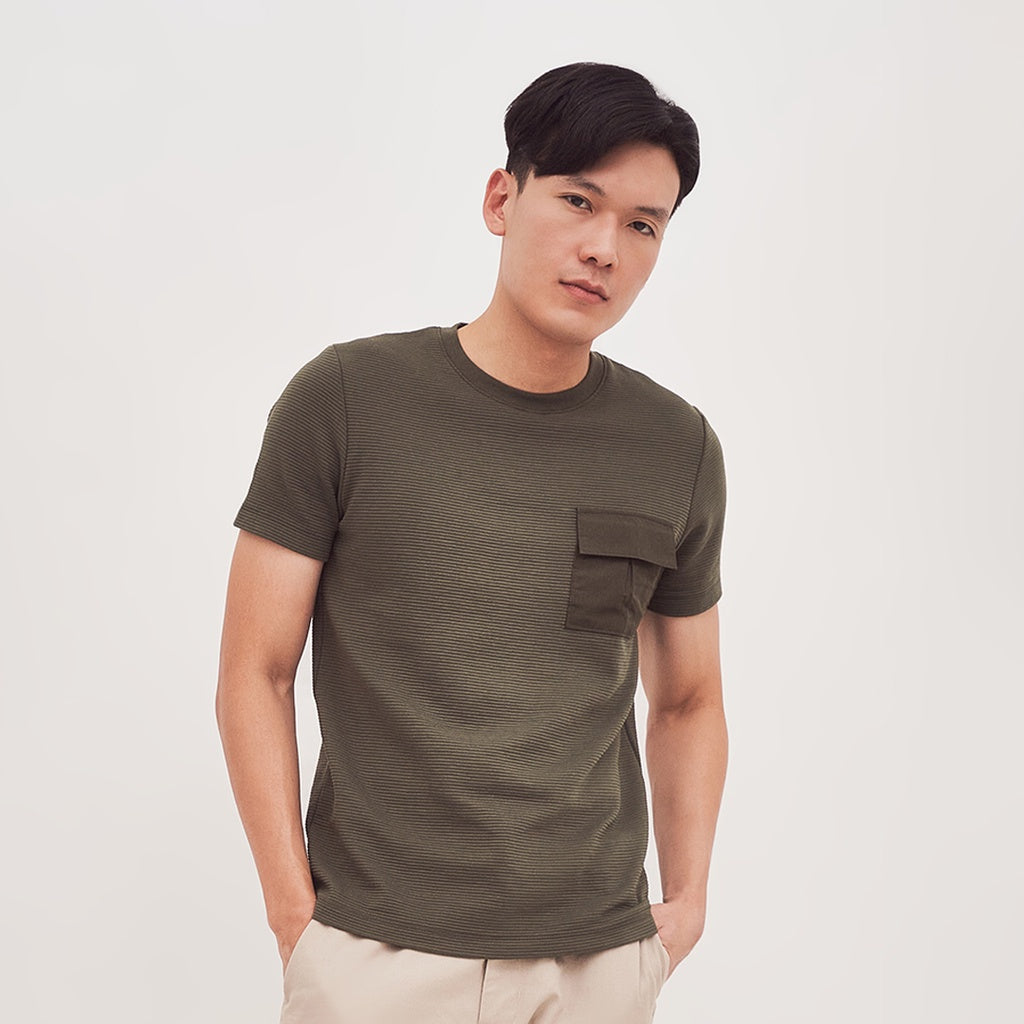 Men's Top by MOC T-Shirt Polos Slim Fit Pendek BODDINGTON Best Seller