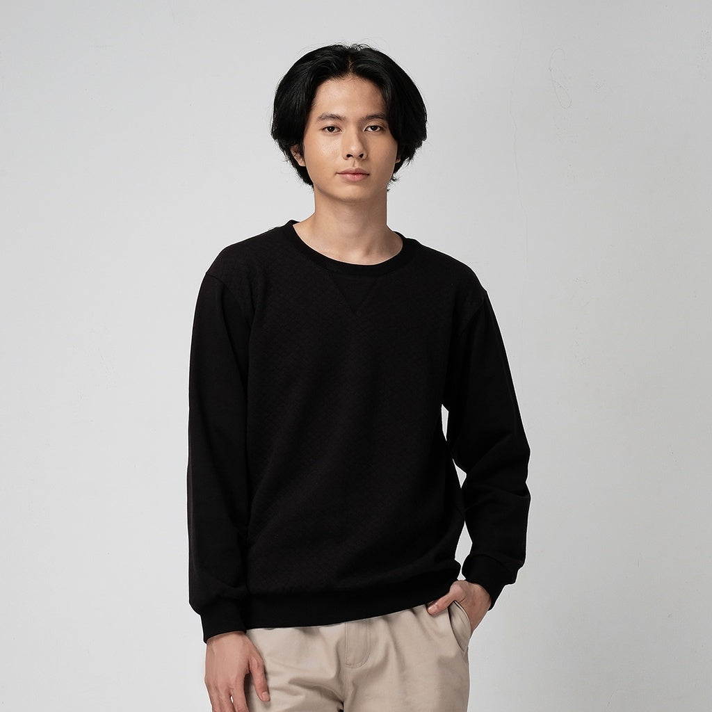 Men's Top By MOC Sweat-Shirt Lengan Panjang Pria Lennox Best Seller