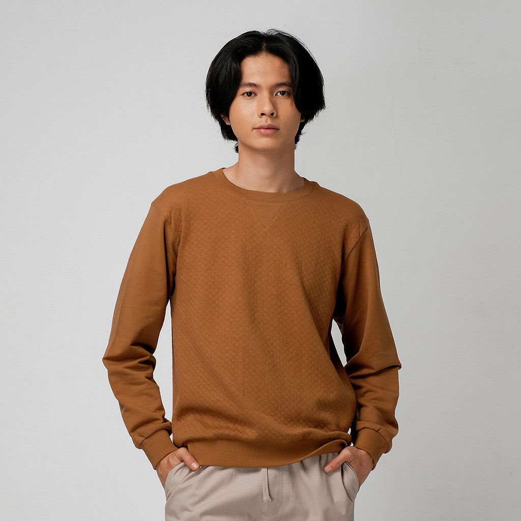 Men's Top By MOC Sweat-Shirt Lengan Panjang Pria Lennox Best Seller