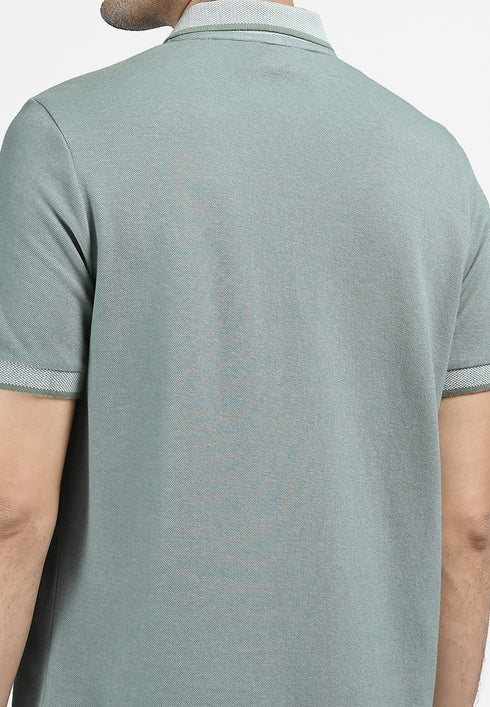MOC Kaos Polo Lengan Pendek Pria COLTON-LIGHT GREEN