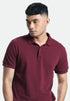 MOC Kaos Polo Lengan Pendek Pria PAROS-MAROON