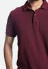 MOC Kaos Polo Lengan Pendek Pria PAROS-MAROON