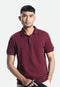 MOC Kaos Polo Lengan Pendek Pria PAROS-MAROON