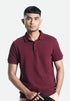 MOC Kaos Polo Lengan Pendek Pria PAROS-MAROON