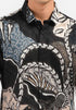 MOC Kemeja Batik Lengan Pendek Pria MAKARA-BLACK