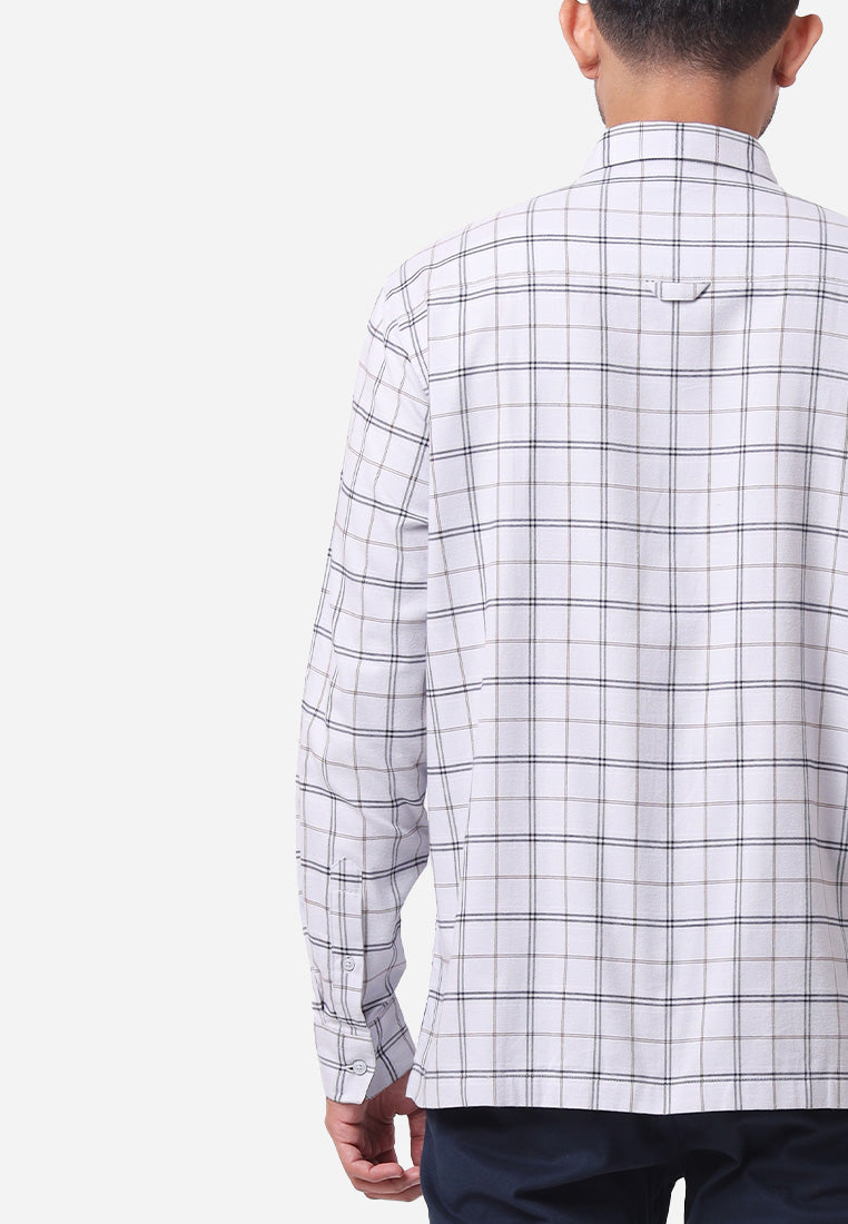 MOC Kemeja Lengan Panjang Pria AMBROSEGREY MOC Store ID