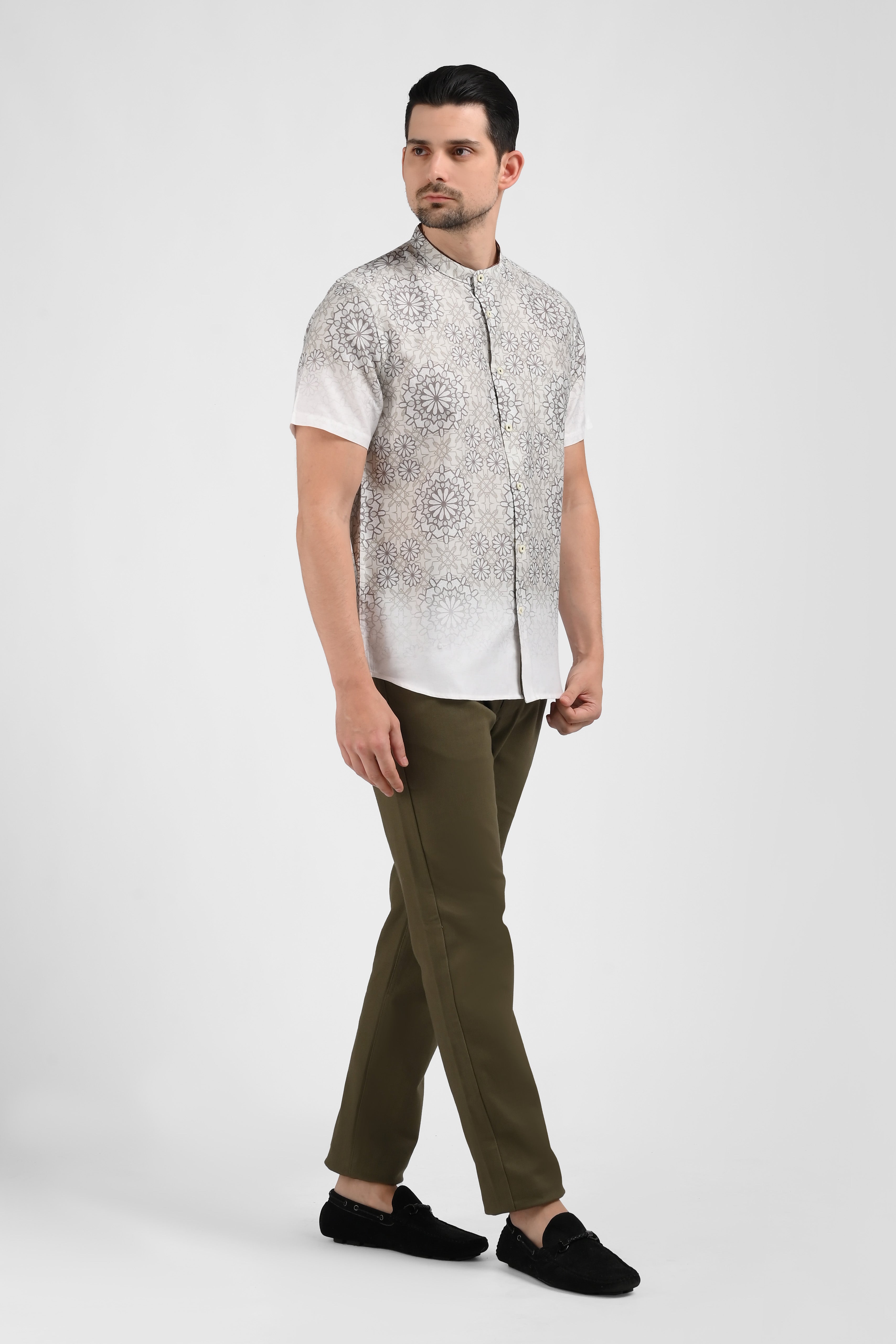 MOC Kemeja Shanghai Lengan Pendek Pria RAMLY-KHAKI