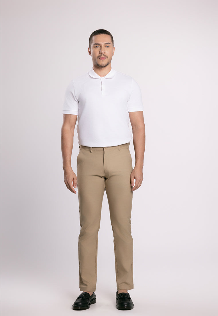 MOC Celana Panjang Chinos Pria Slim Fit BARNIE-KHAKI