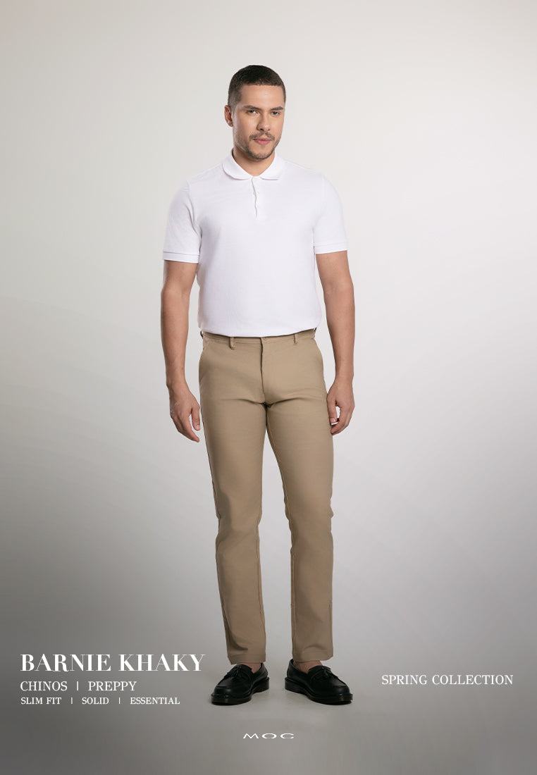 MOC Celana Panjang Chinos Pria Slim Fit BARNIE-KHAKI