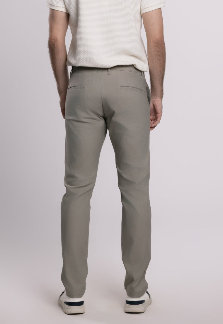 MOC Celana Panjang Chinos Pria Slim Fit BARNIE-DARK GREY