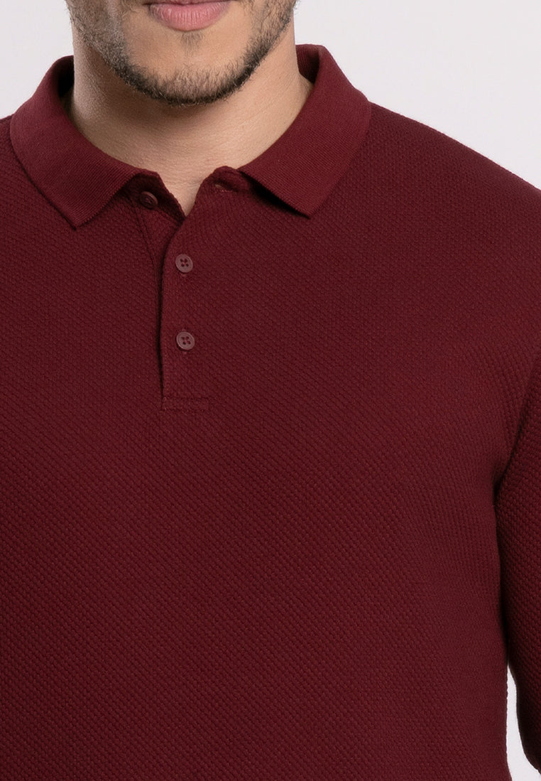 MOC Sweatshirt Lengan Panjang Pria EDINSON - WINE