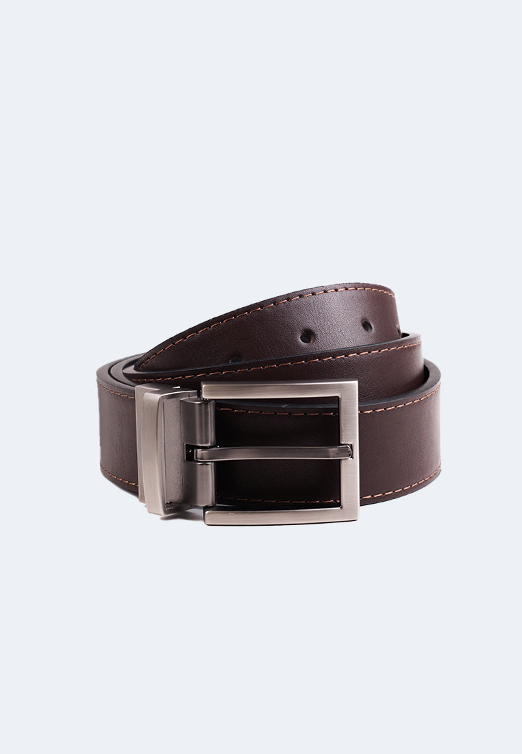 MOC Accessories Reversible Belt Pria THRAN-BLACK BROWN