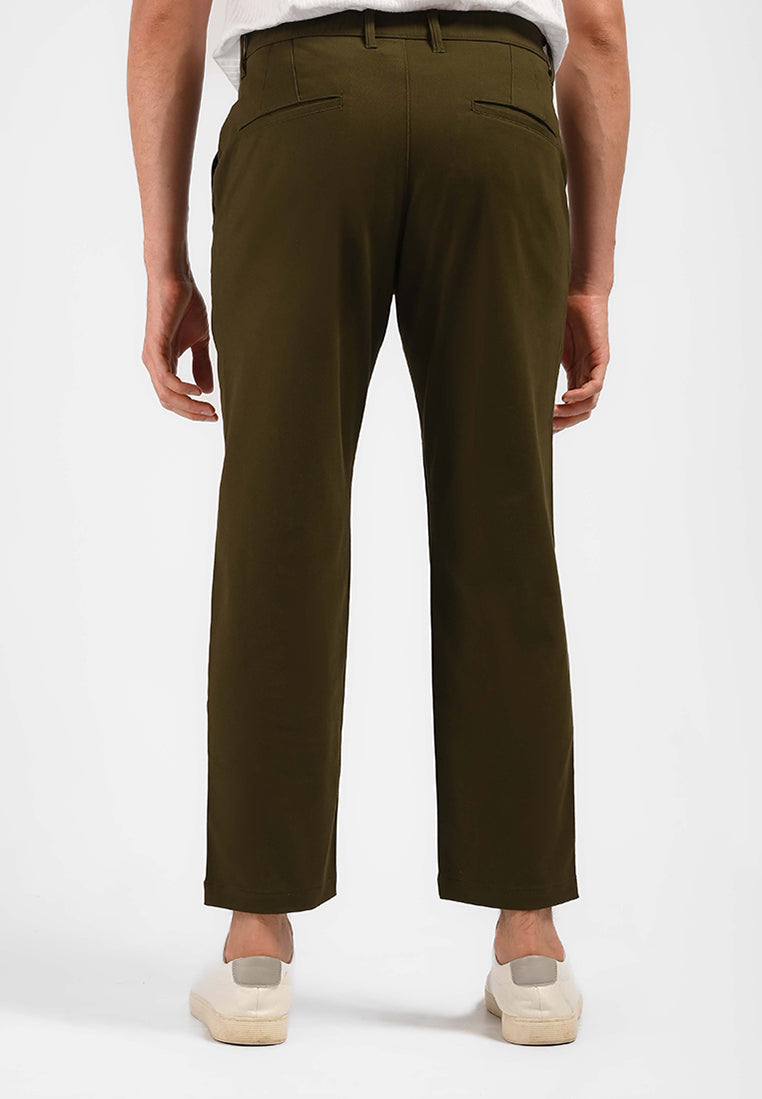 MOC Celana Panjang Ankle Pants Pria NEVILLE-DARK OLIVE