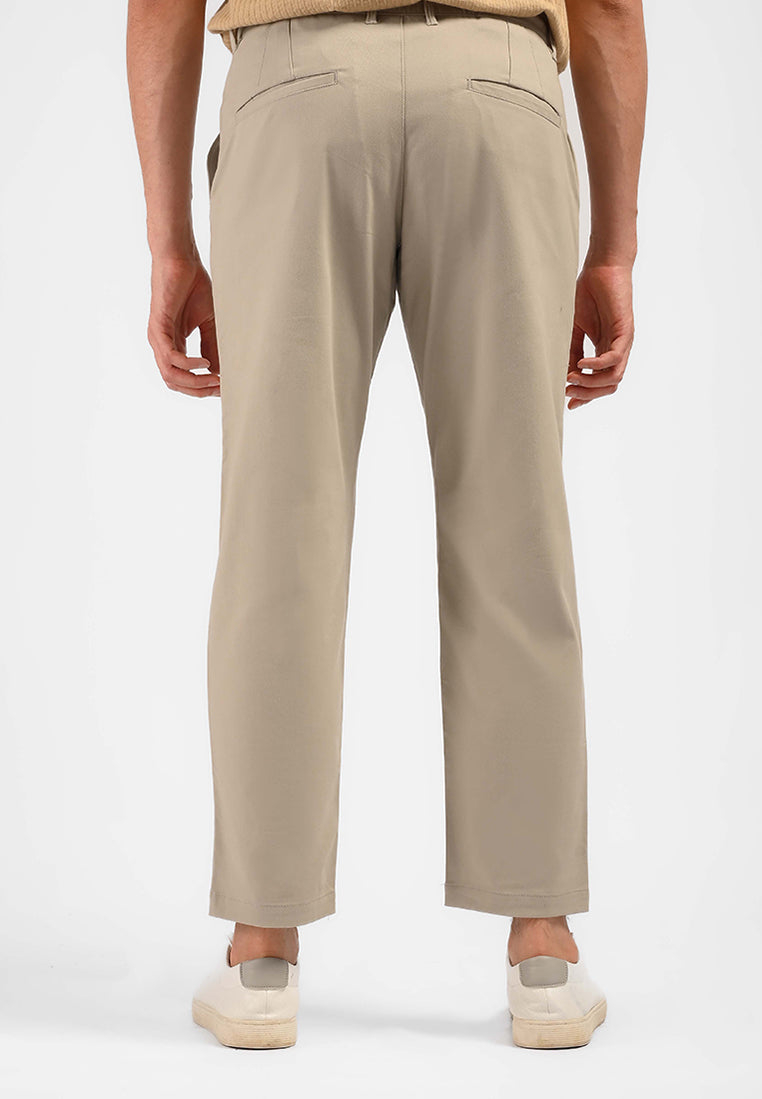 MOC Celana Panjang Ankle Pants Pria NEVILLE-KHAKI