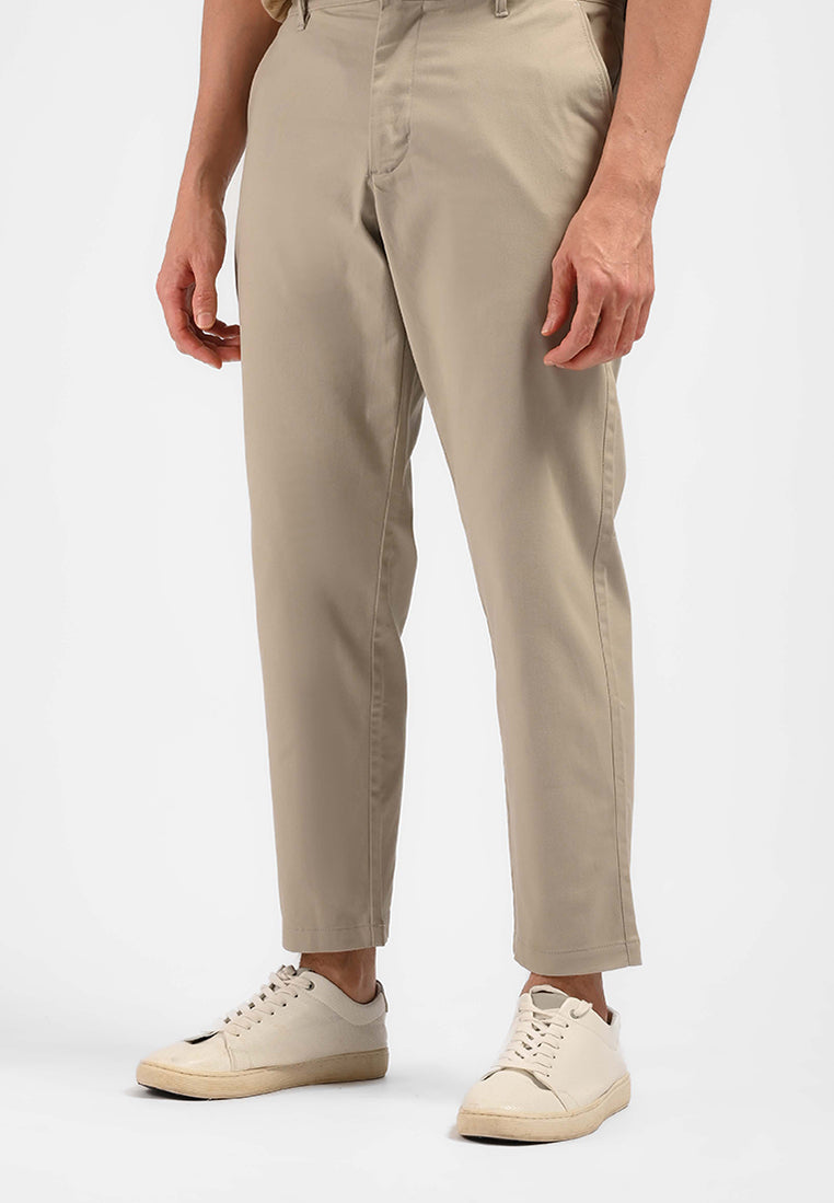 MOC Celana Panjang Ankle Pants Pria NEVILLE-KHAKI