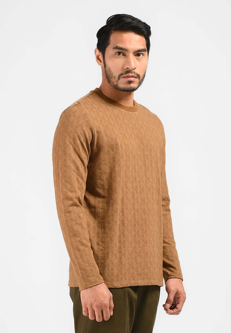 MOC Kaos Lengan Panjang Pria WEASLEY-BROWN