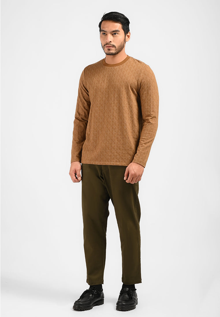 MOC Kaos Lengan Panjang Pria WEASLEY-BROWN