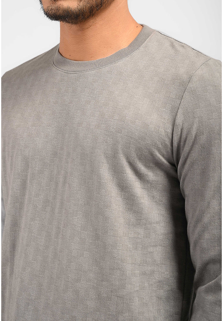 MOC Kaos Lengan Panjang Pria WEASLEY-GREY