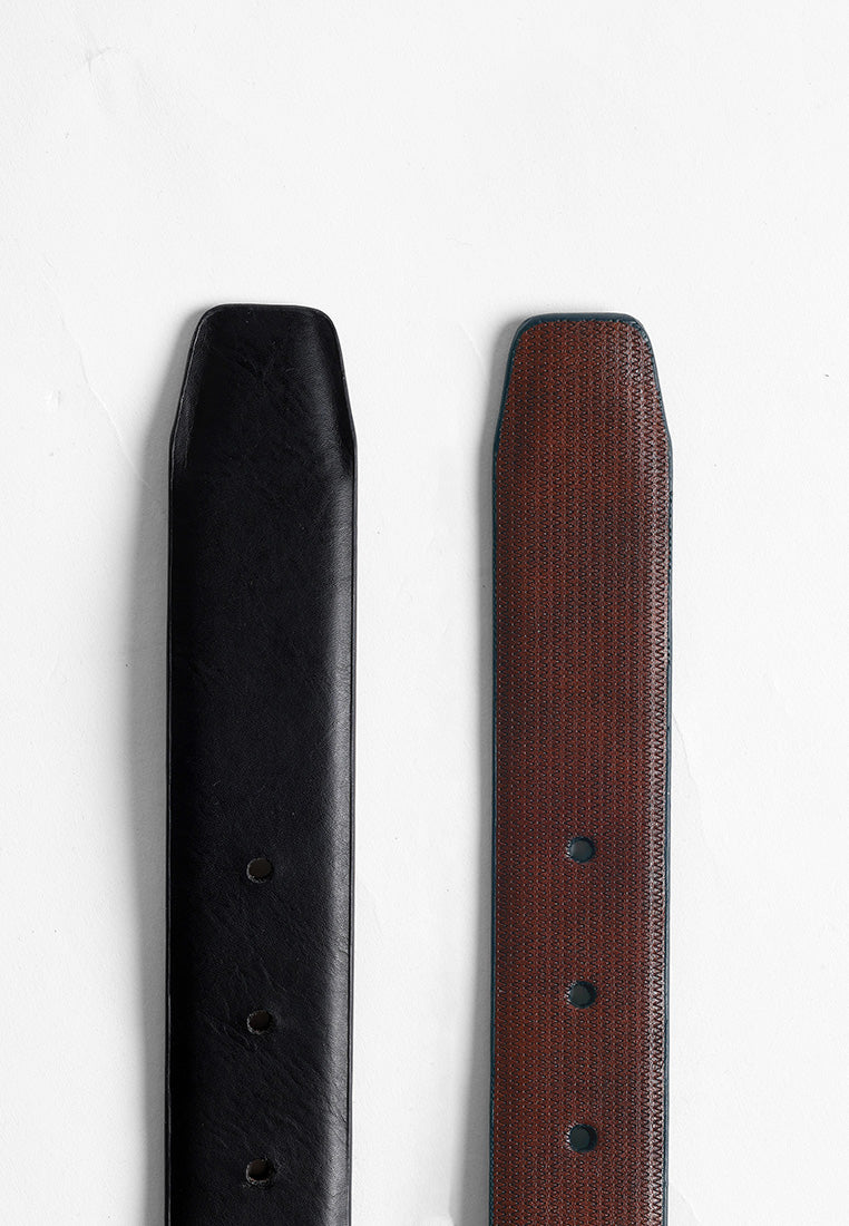 MOC Accecories Reversible Belt Pria ARWIN-BLACK BROWN