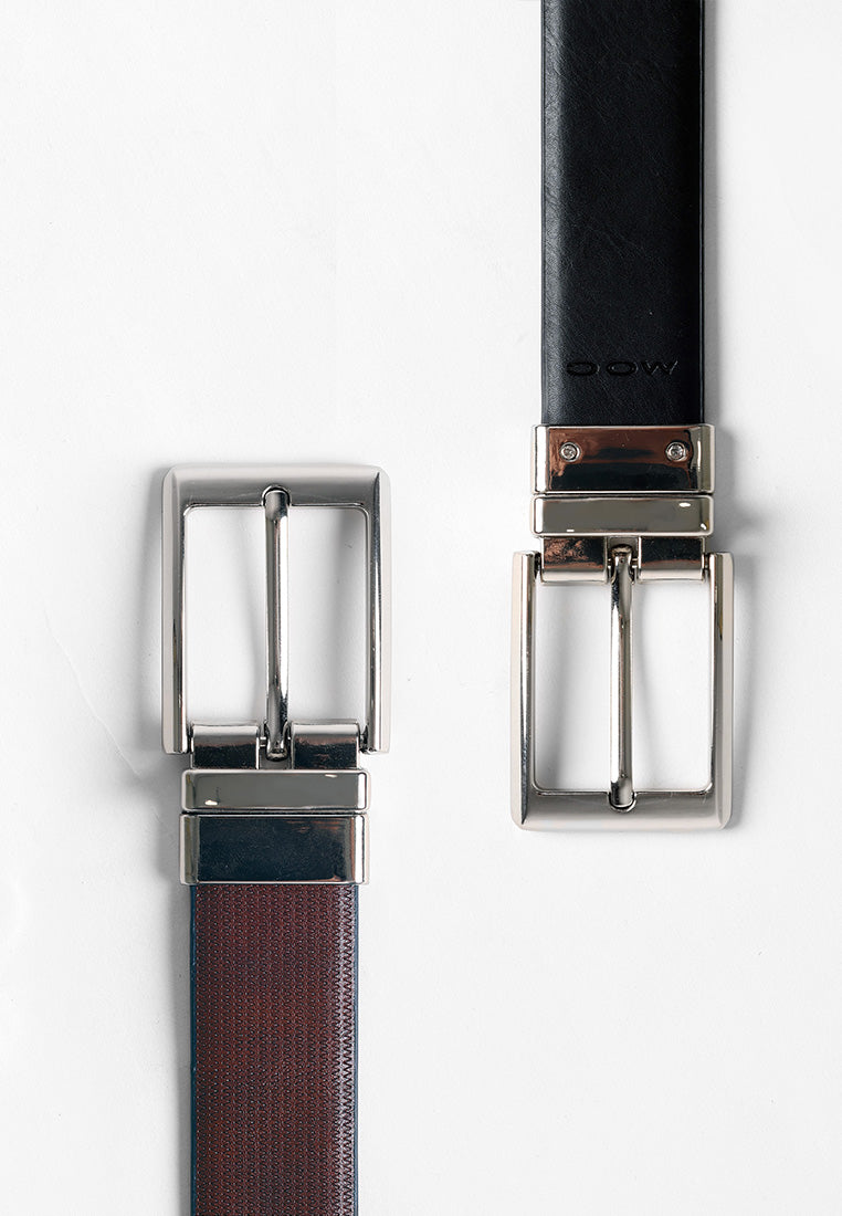 MOC Accecories Reversible Belt Pria ARWIN-BLACK BROWN