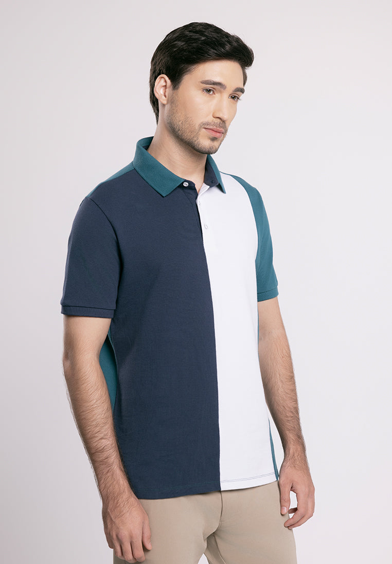 MOC - Kaos Polo Pria Lengan Pendek Reiss - Green