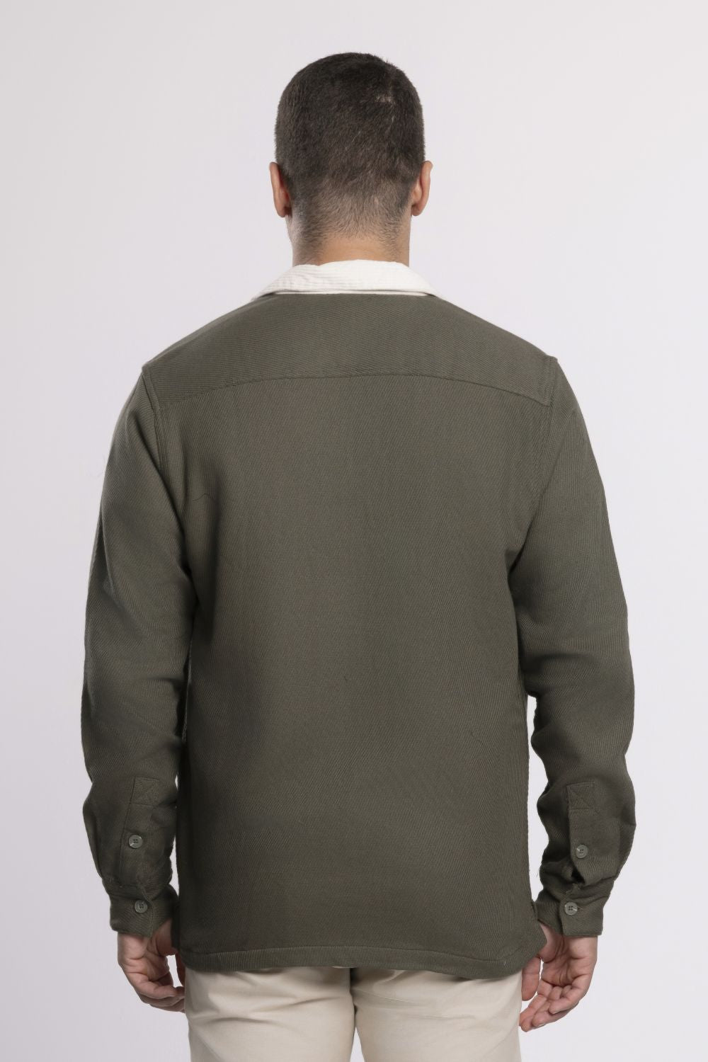 MOC Kemeja Workwear Lengan Panjang Pria Arthuro - Olive