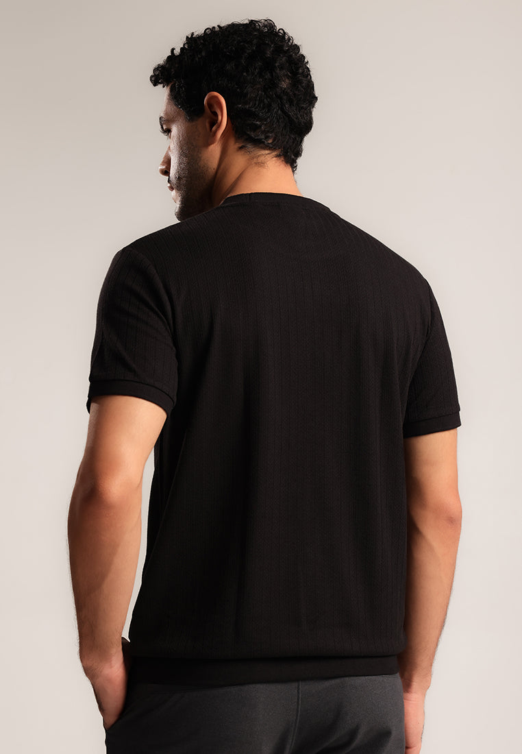 MOC - Kaos Lengan Pendek Pria Balde - Black