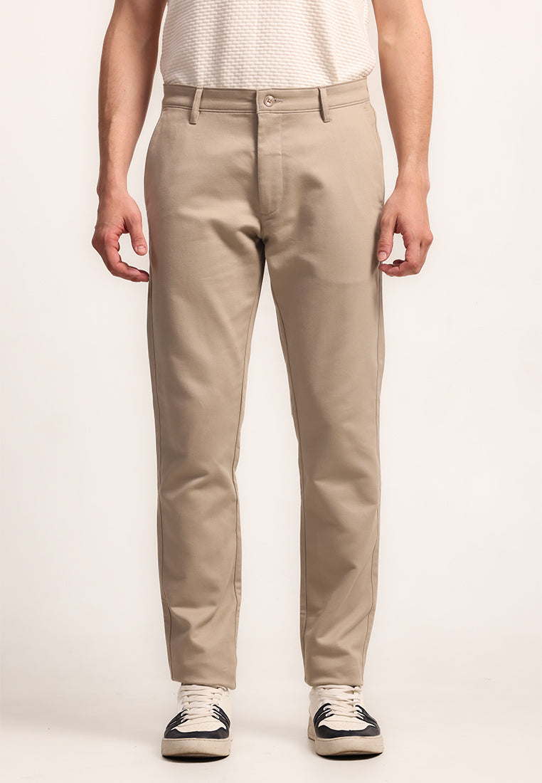 MOC - Celana Panjang Chinos Pria Benedicta - Beige