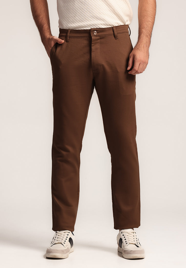 MOC - Celana Panjang Chinos Pria Benedicta - Brown