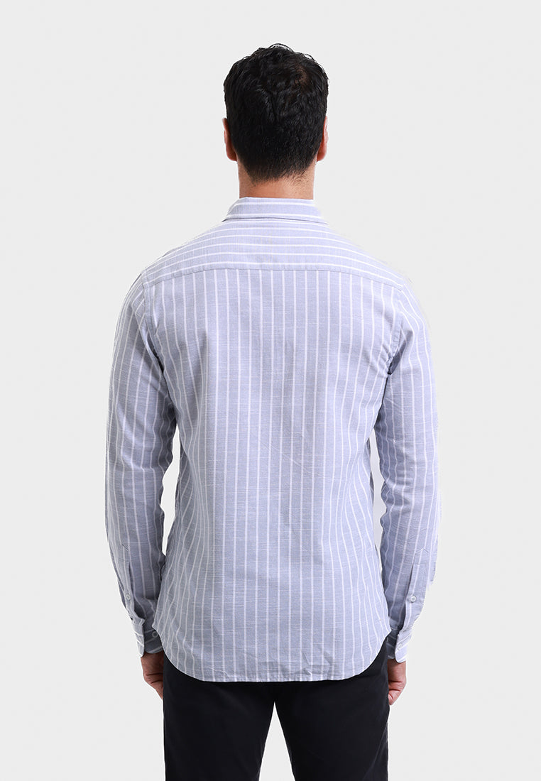 MOC Kemeja Lengan Panjang Pria ARNAUT - GREY