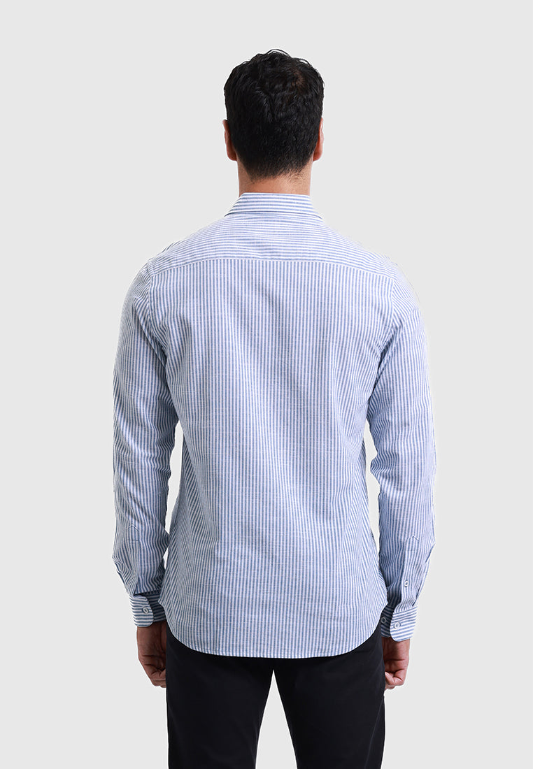 MOC Kemeja Lengan Panjang Pria ARNAUT - LIGHT BLUE