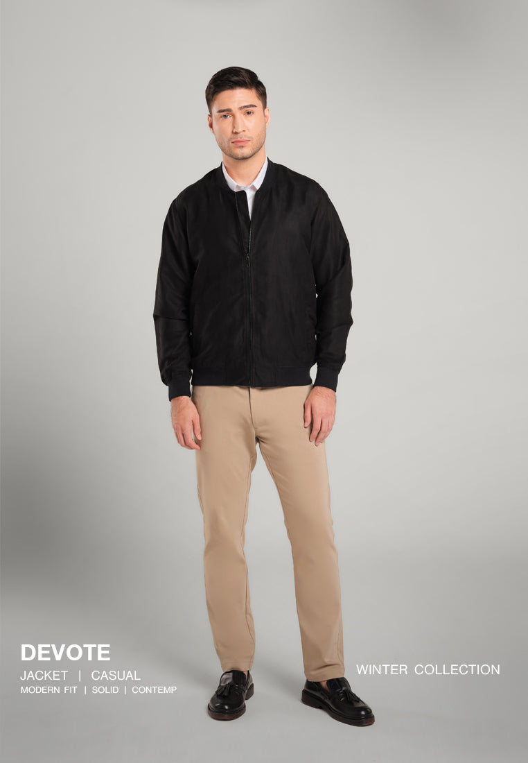 MCC Jacket Lengan Panjang Pria Devote - Black