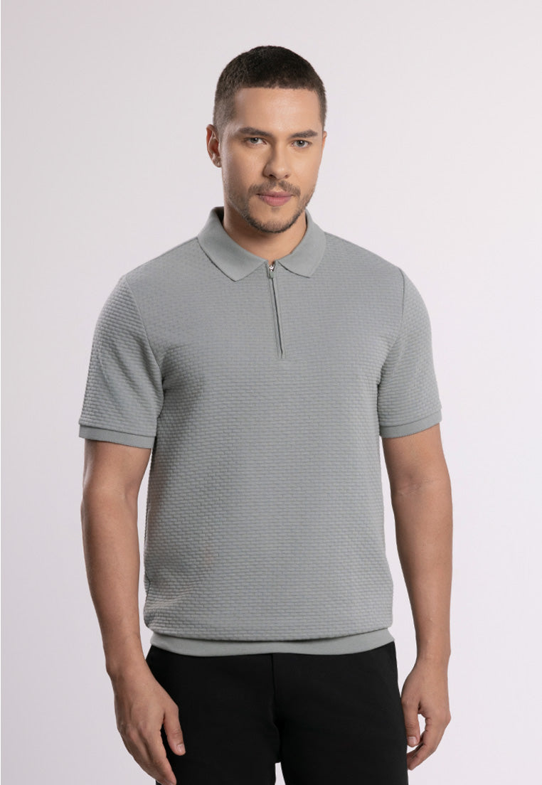 MOC - Kaos Polo Pria Lengan Pendek Caleb - Light Green