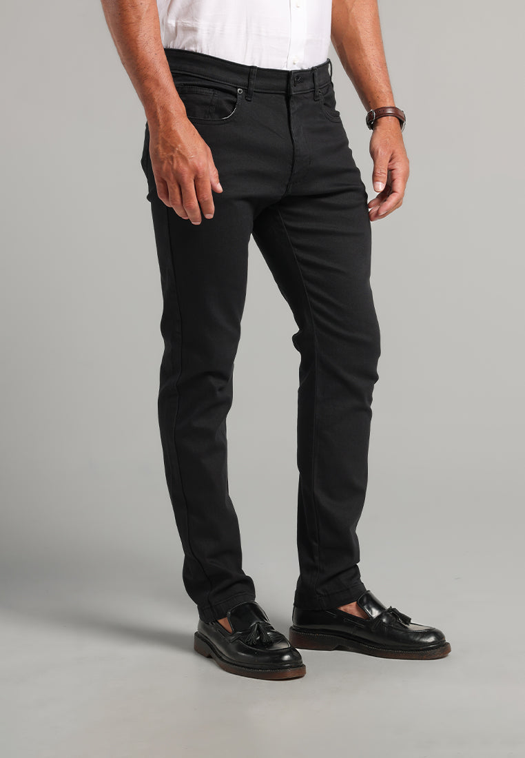 MOC - Celana Panjang Chinos Pria Lautaro - Black