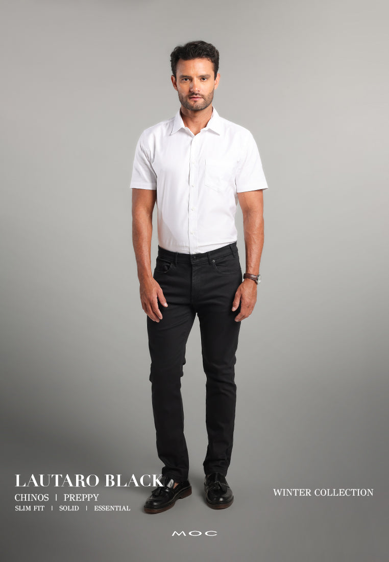 MOC - Celana Panjang Chinos Pria Lautaro - Black