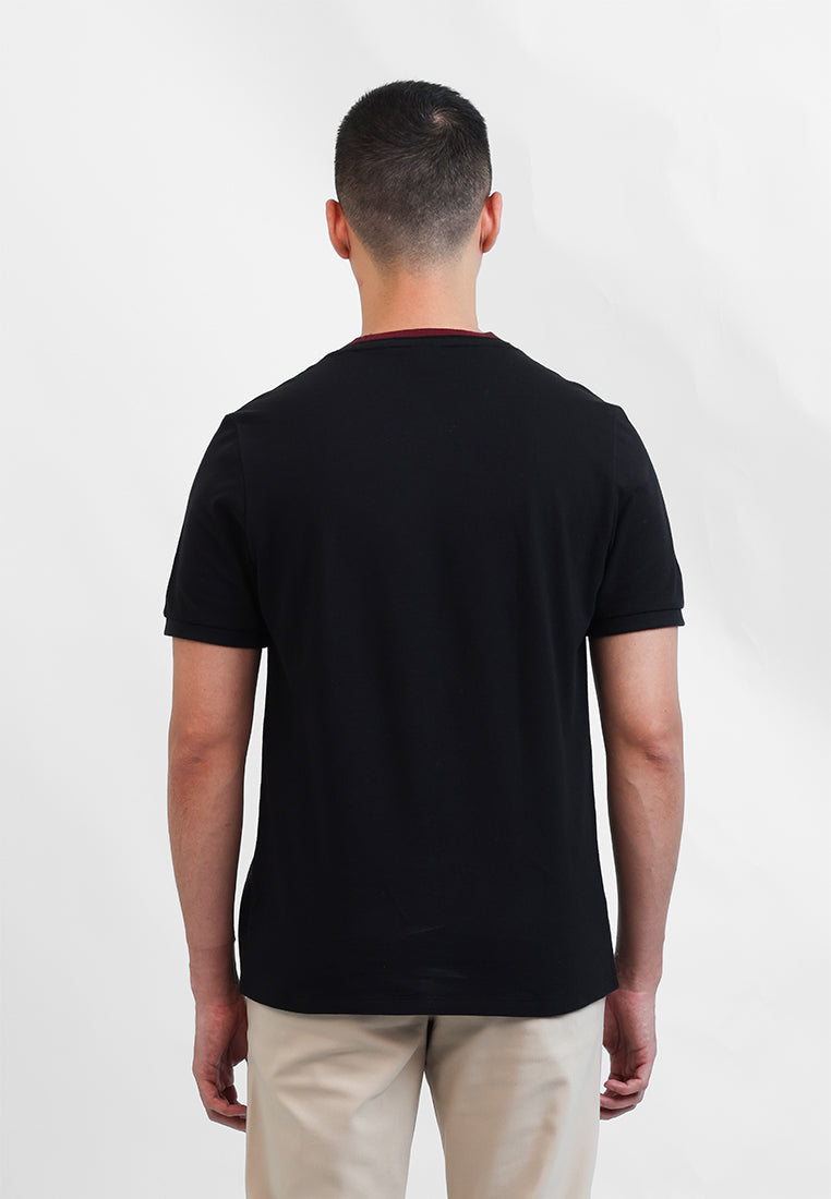 MOC Kaos Lengan Pendek Pria Joan - Black