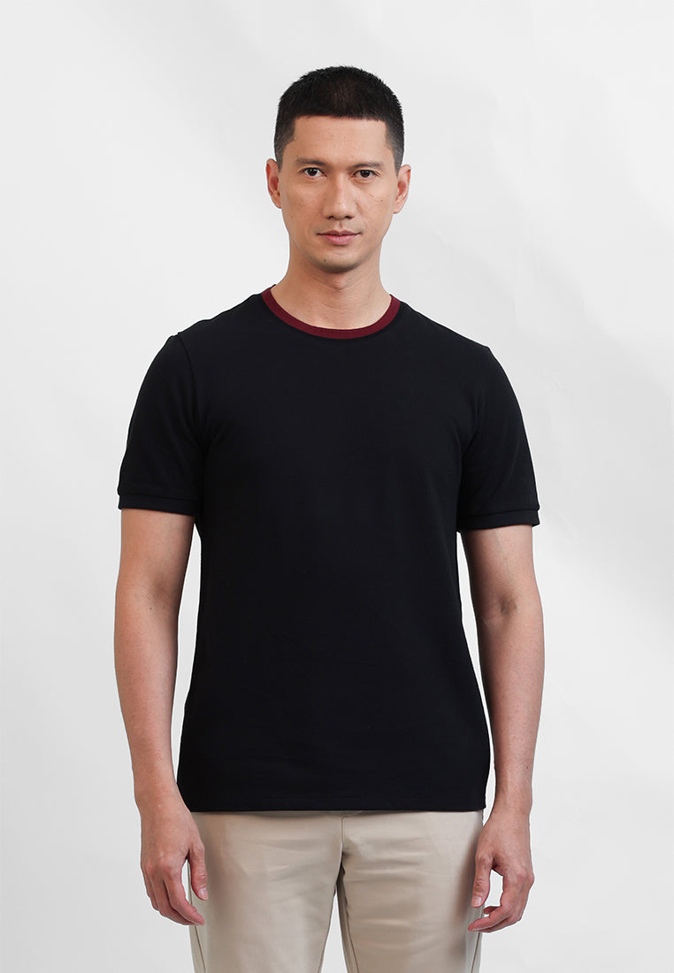 MOC Kaos Lengan Pendek Pria Joan - Black