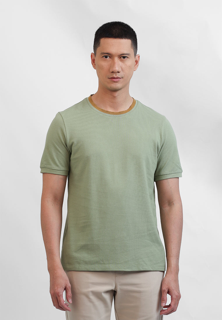 MOC Kaos Lengan Pendek Pria Joan - Green