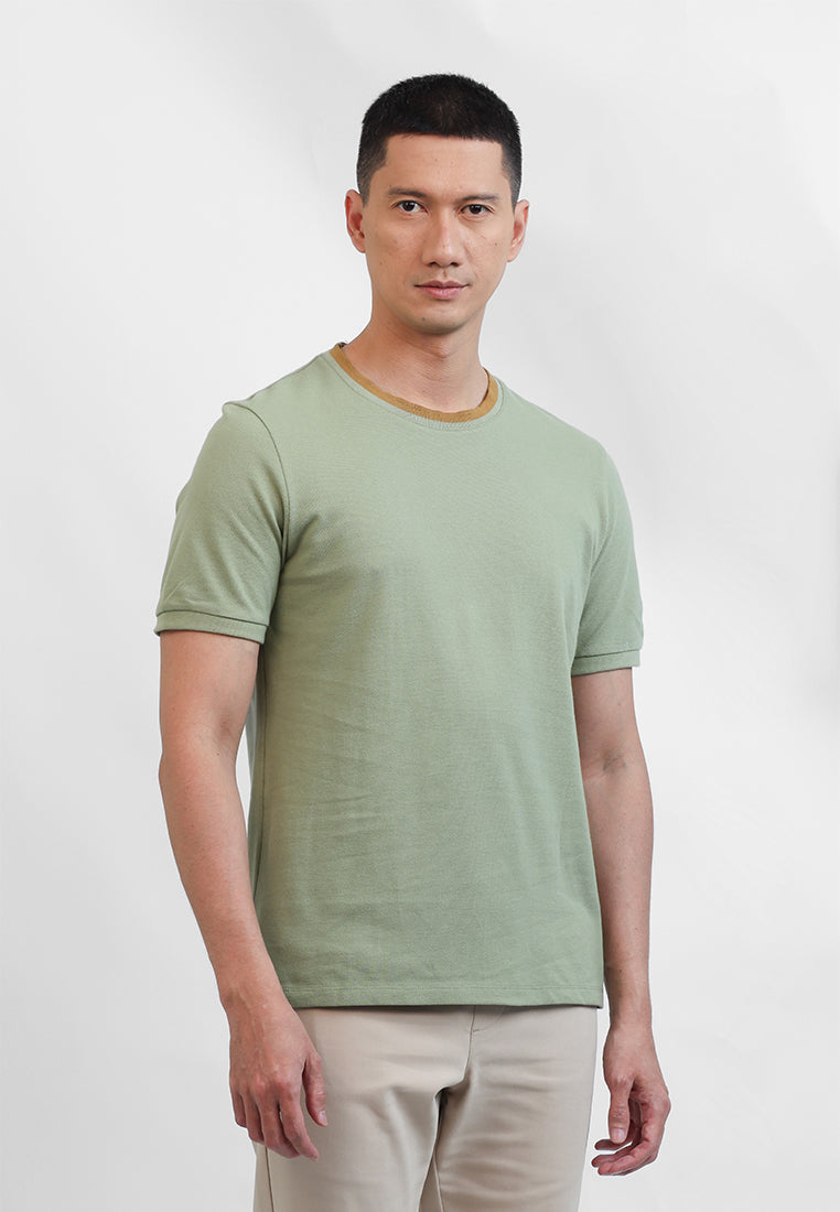 MOC Kaos Lengan Pendek Pria Joan - Green