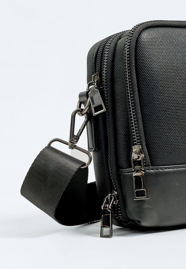 MOC Tas Pria Clutch Bag Lorenzo 2 - Black