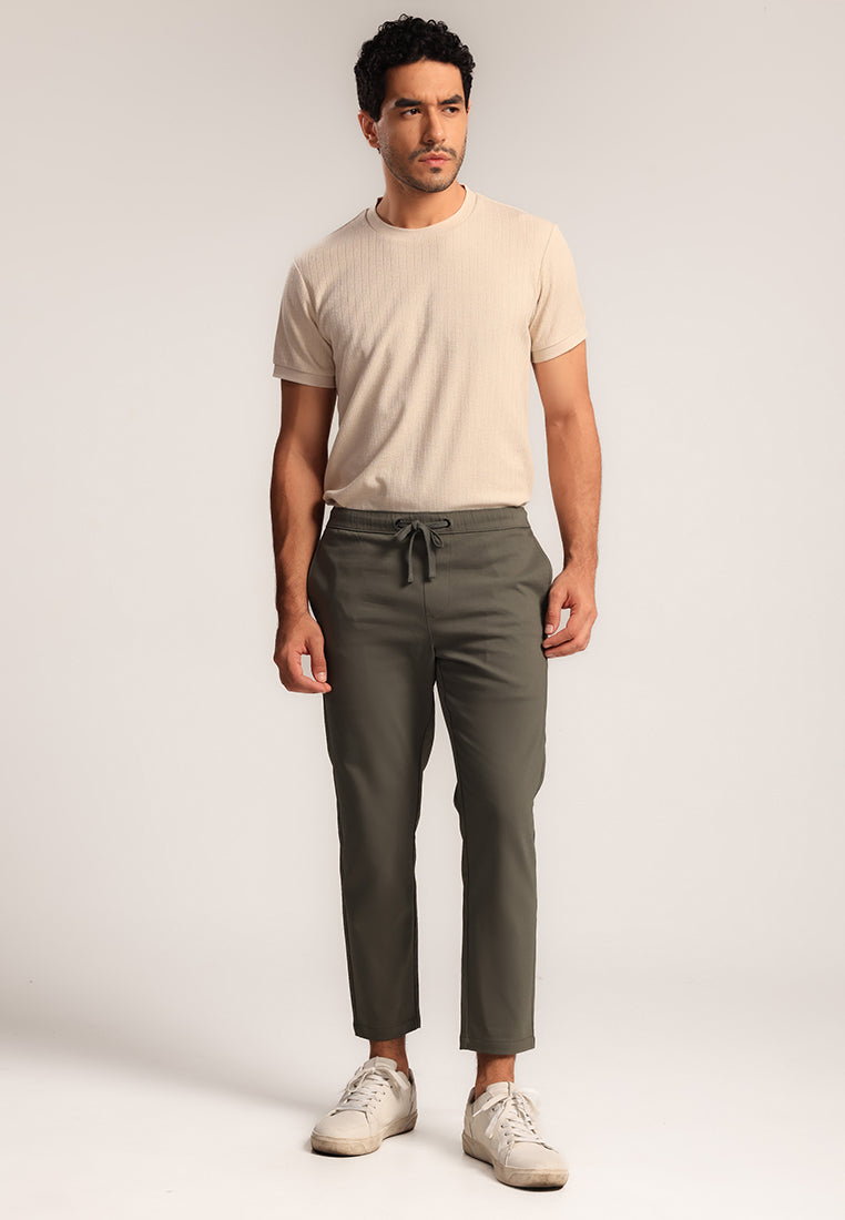 MOC Celana Panjang Chinos Jogger Pria Zenith - Dark Olive